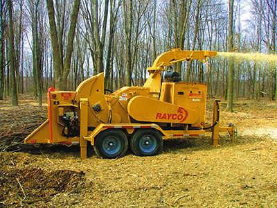 Фото 2. Rayco RC 20 XP Brush Chipper с 225-сильным турбодизелем