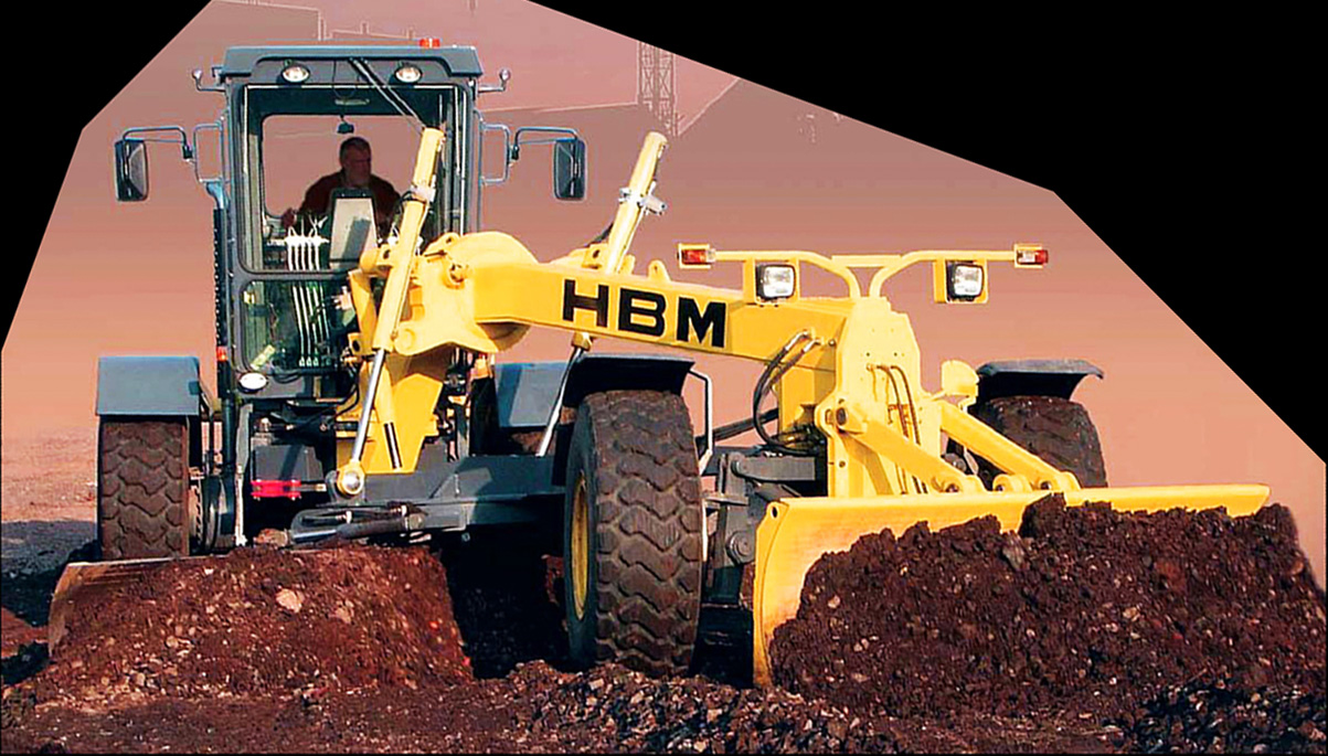 Автогрейдер HBM-Nobas BG 190 TA-3 (ФРГ) работает практически за двоих